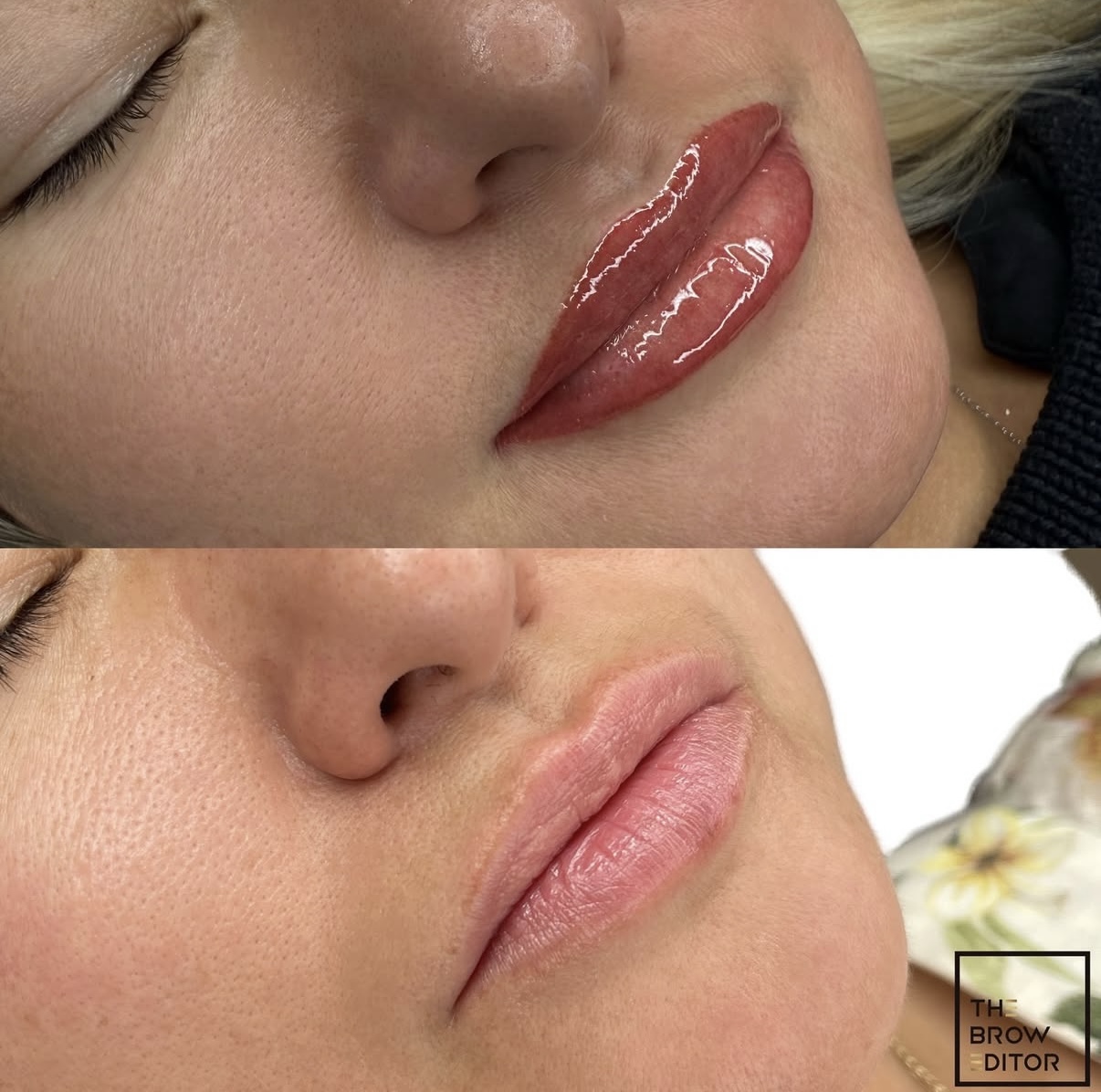 Lip Blush behandeling - permanente make-up Apeldoorn door The Brow Editor