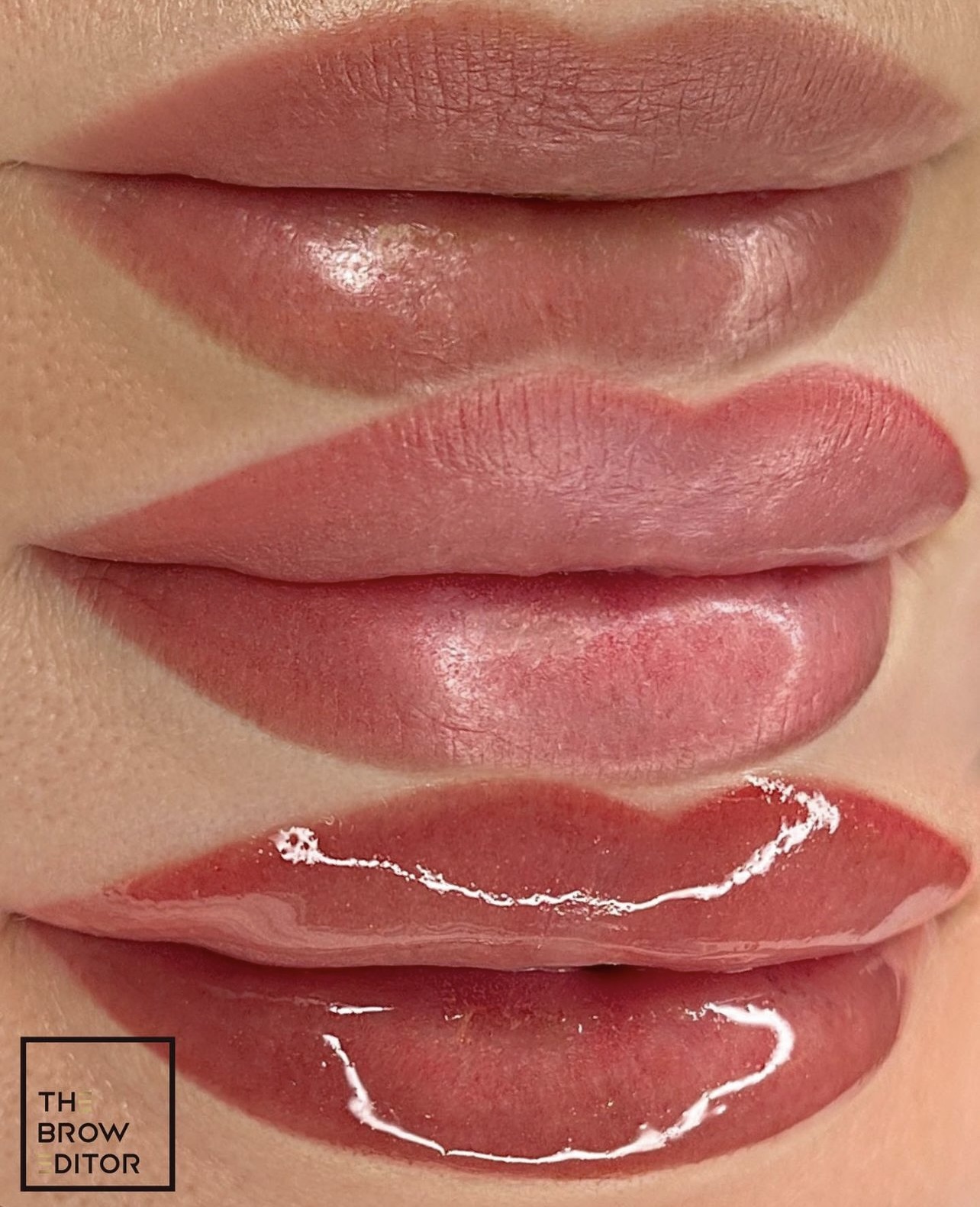 Ombre Lips resultaat - permanente make-up Apeldoorn door The Brow Editor